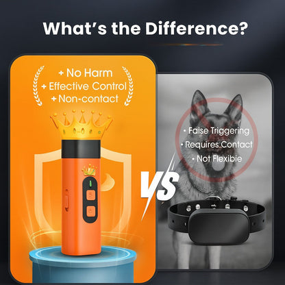 Repelente Ultrasónico para Perros — Dispositivo Anti-Ladrido Seguro y Recargable