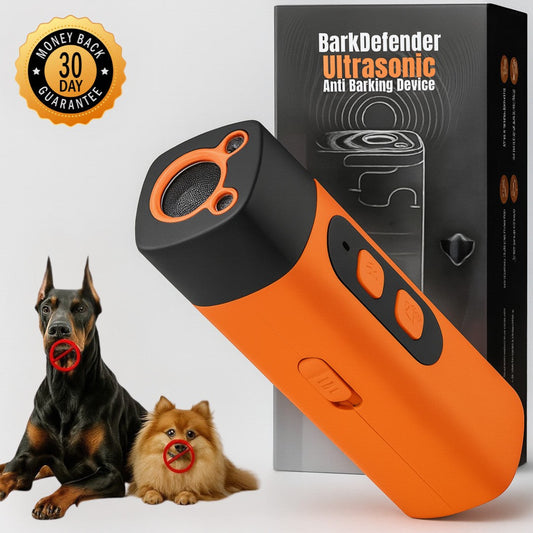 Repelente Ultrasónico para Perros — Dispositivo Anti-Ladrido Seguro y Recargable